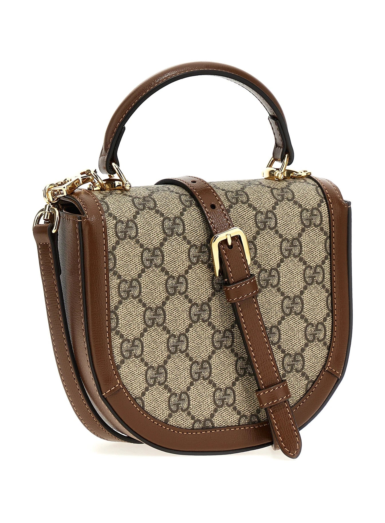 Gucci Satchel Bag in brown, Polyurethane — view 2