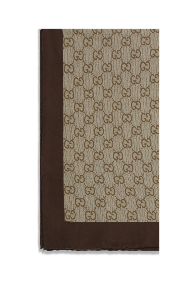 Gucci Scarves & Shawl in beige, Silk — view 3