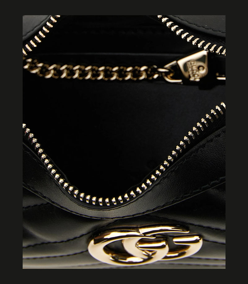 Gucci Shoulder Bag in black, Calfskin Leather — view 4