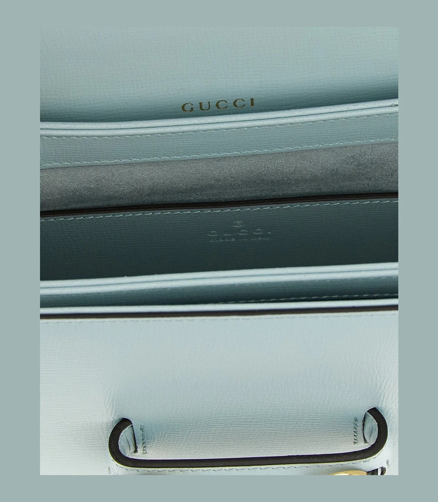 Gucci Shoulder Bag in blue, Calfskin Leather — view 4