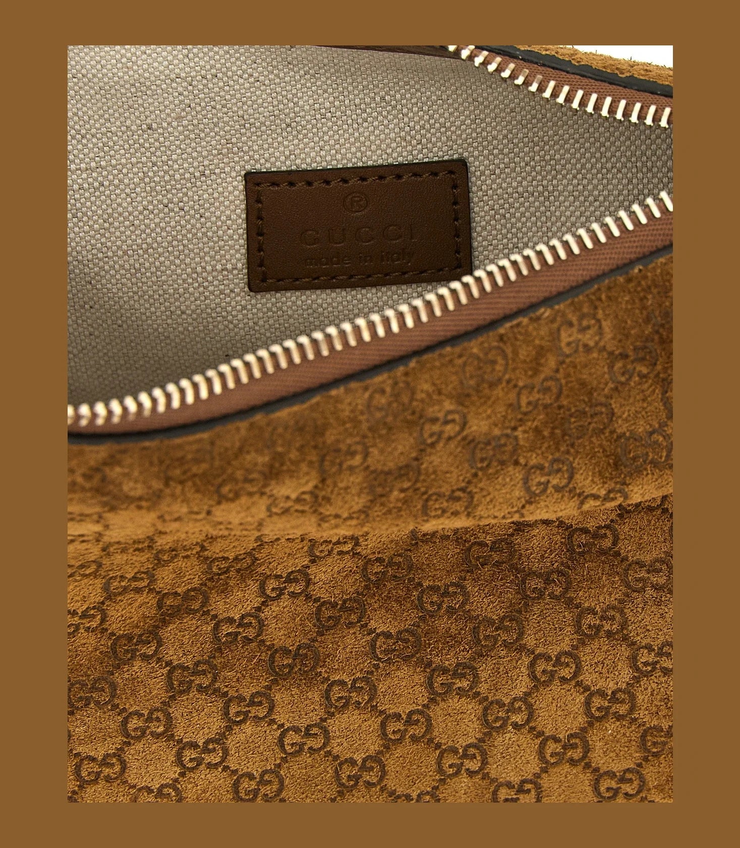 Gucci Shoulder Bag in brown, Calfskin Leather — view 4
