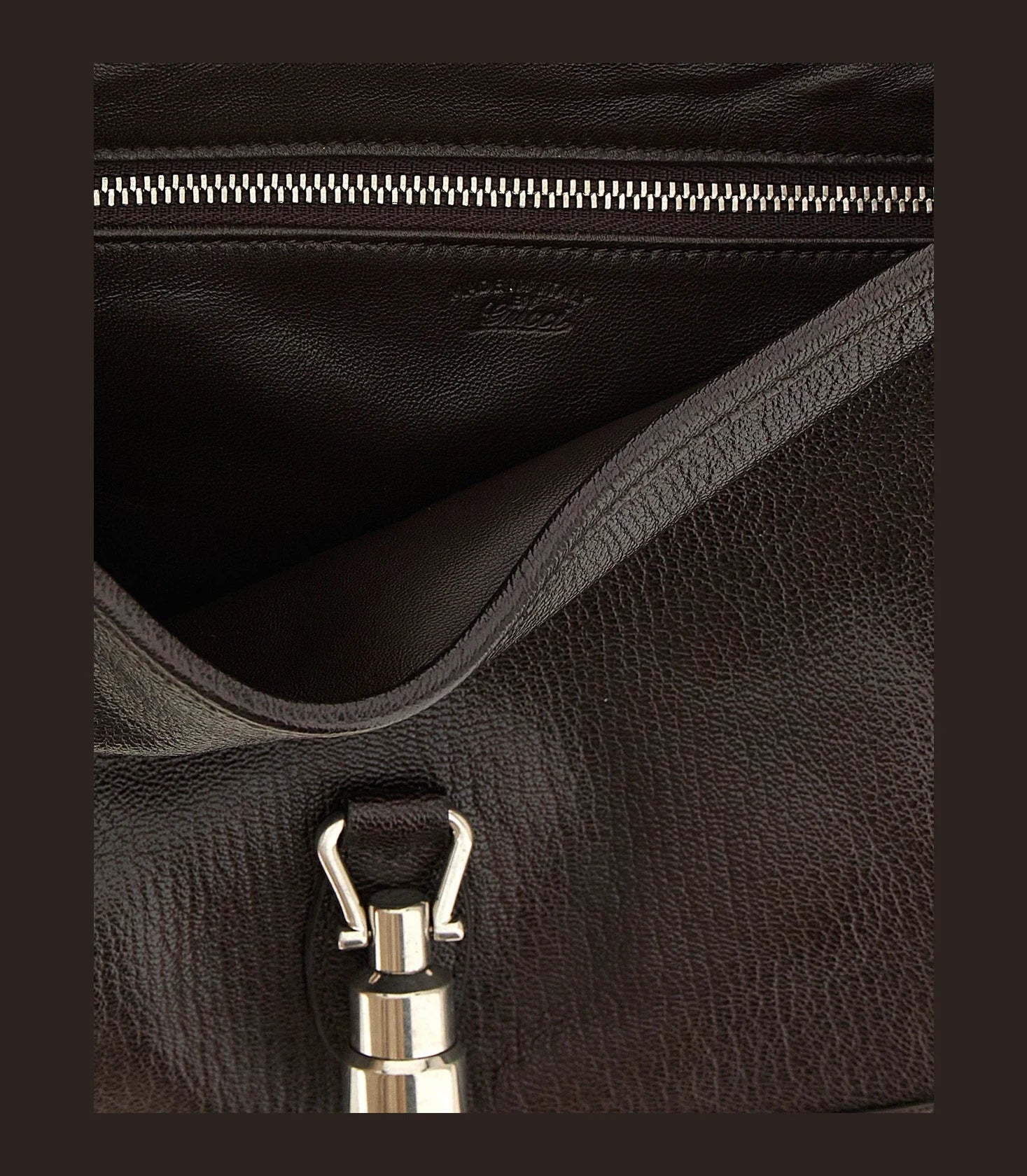 Gucci Shoulder Bag in brown, Goat Leather — view 4