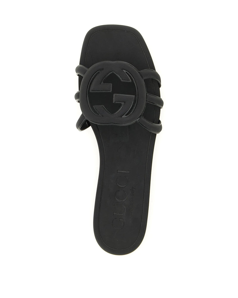 Gucci Slides in black, Rubber — view 4