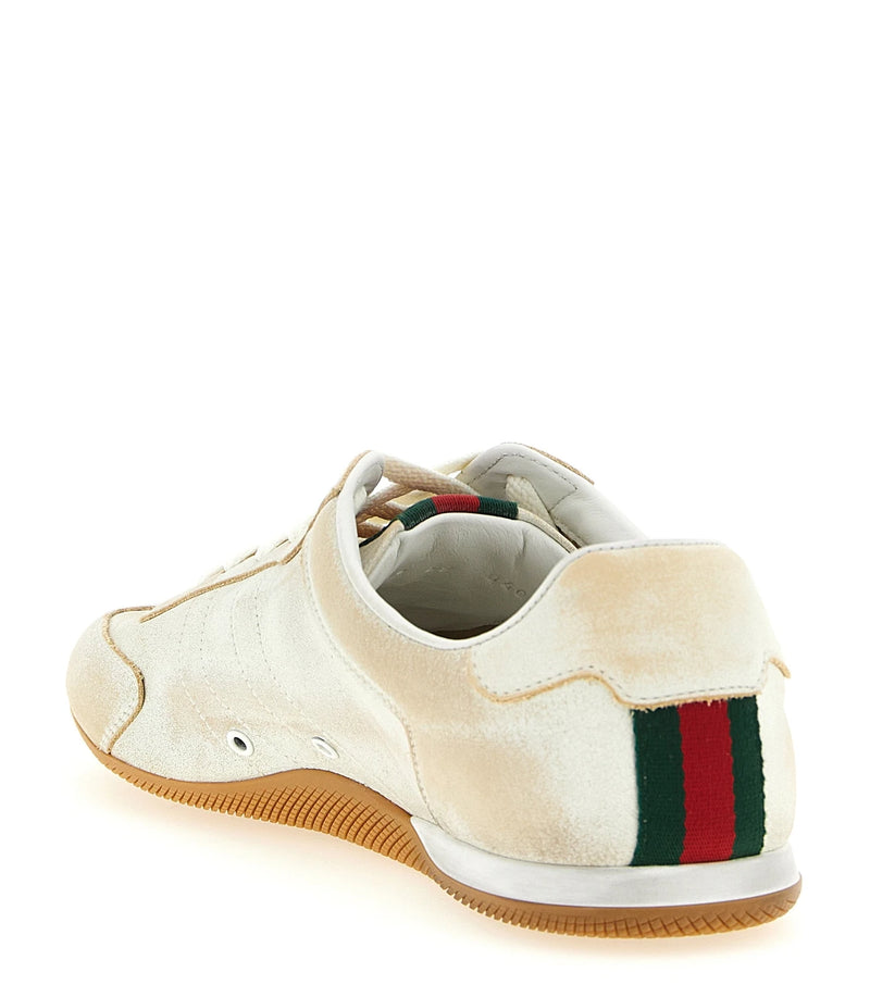 Gucci Sneakers in beige, Calfskin Leather — view 3