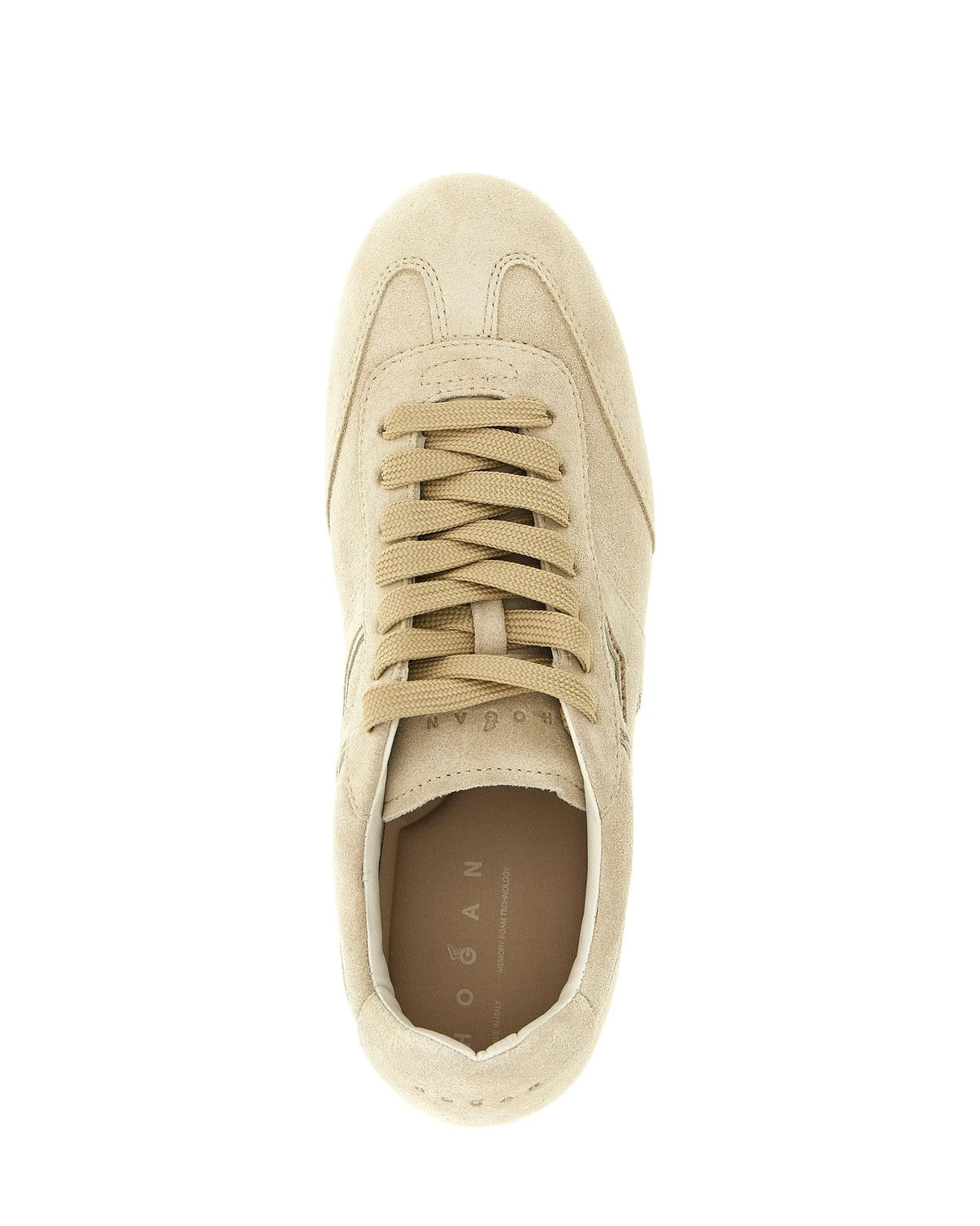 Hogan Sneakers in beige, Calfskin Leather — view 4