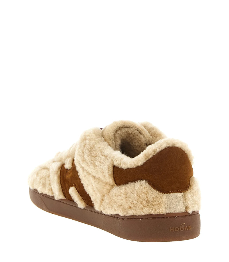 Hogan Sneakers in beige, Goat Leather — view 3