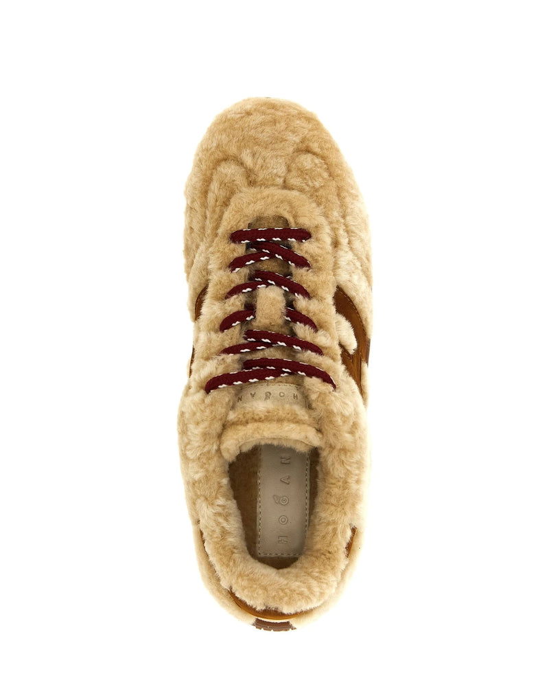 Hogan Sneakers in beige, Goat Leather — view 4