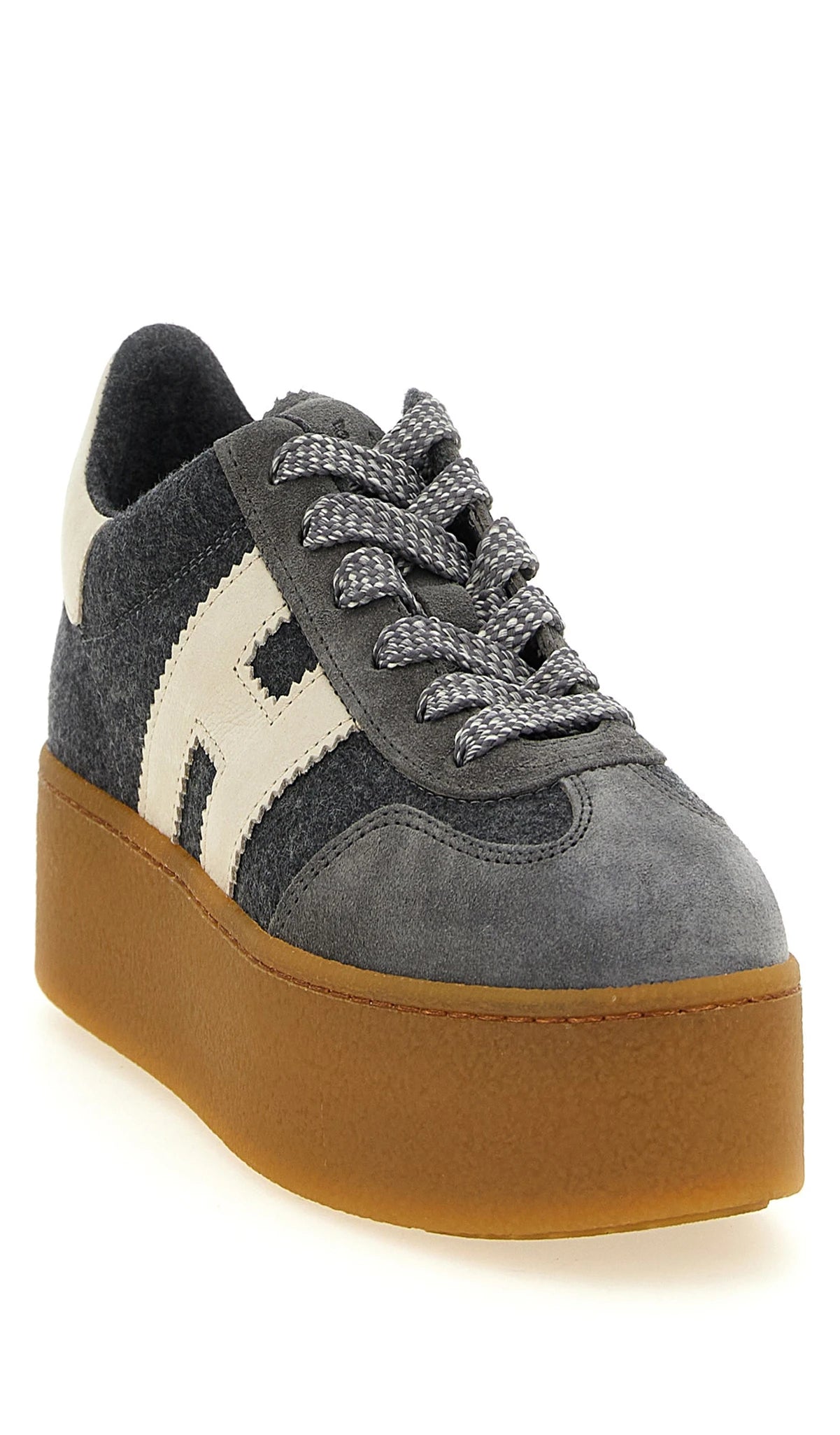 Hogan Sneakers in gray, Wool — view 2