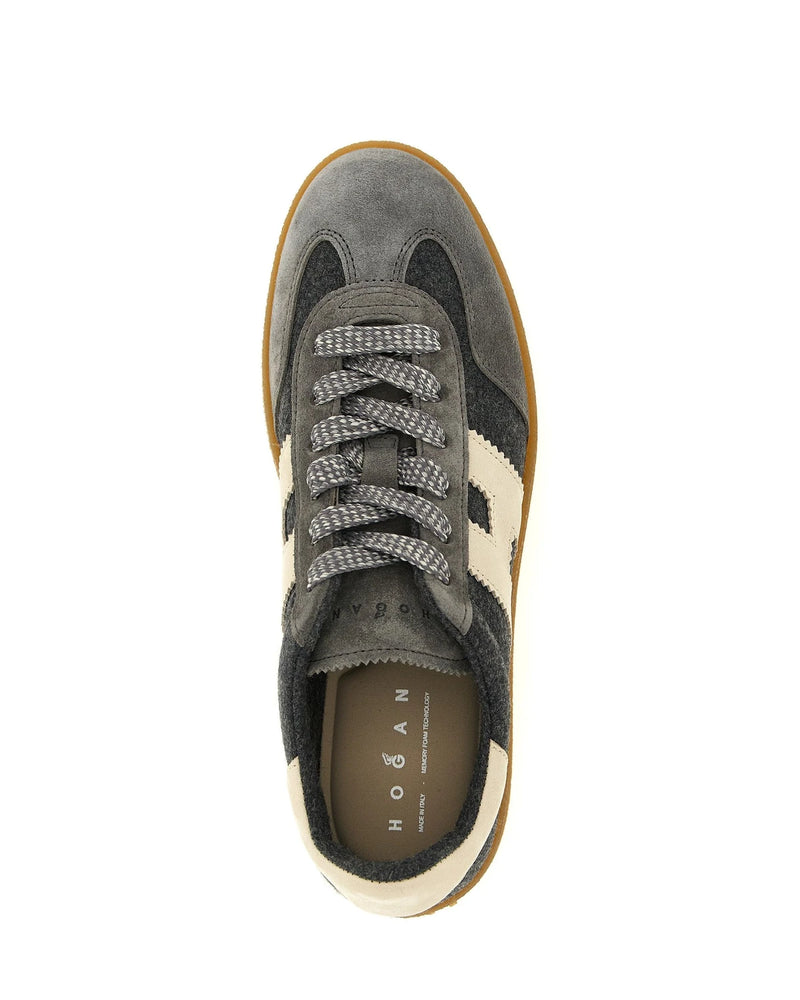 Hogan Sneakers in gray, Wool — view 4