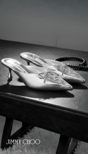 Jimmy Choo Leather Scarlett Mule 50