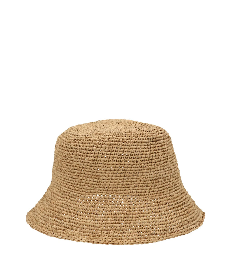 Ibeliv Bucket Hat in beige, Raffia