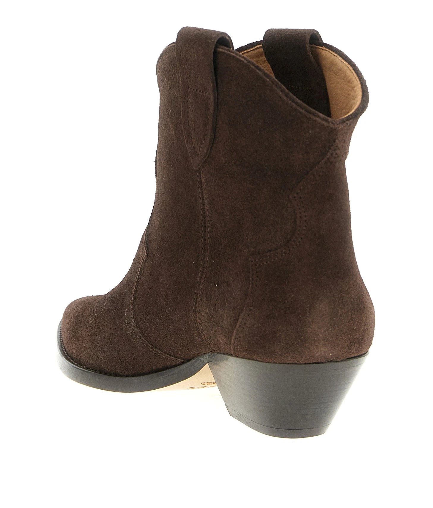 Isabel Marant Chelsea Boots in brown, Calfskin Leather — view 3