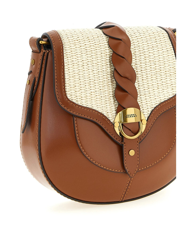 Isabel Marant Cross Body Bag in brown, Calfskin Leather — view 3