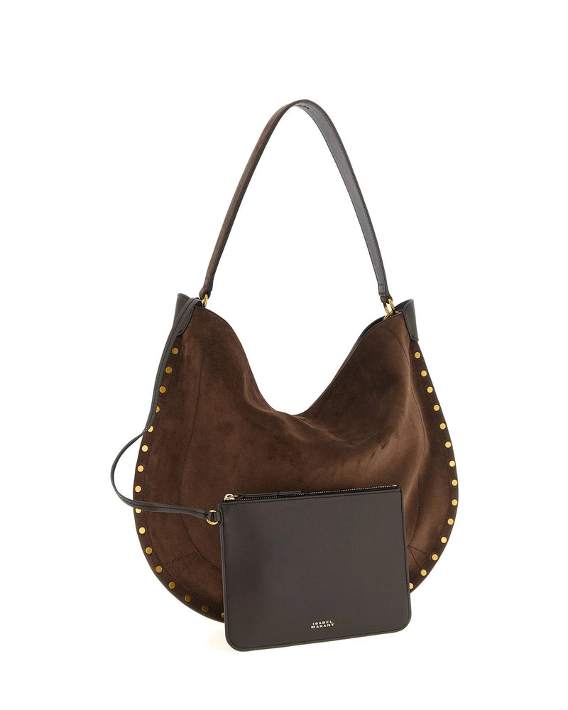 Isabel Marant Hobo Bag in brown, Cow Leather — view 3