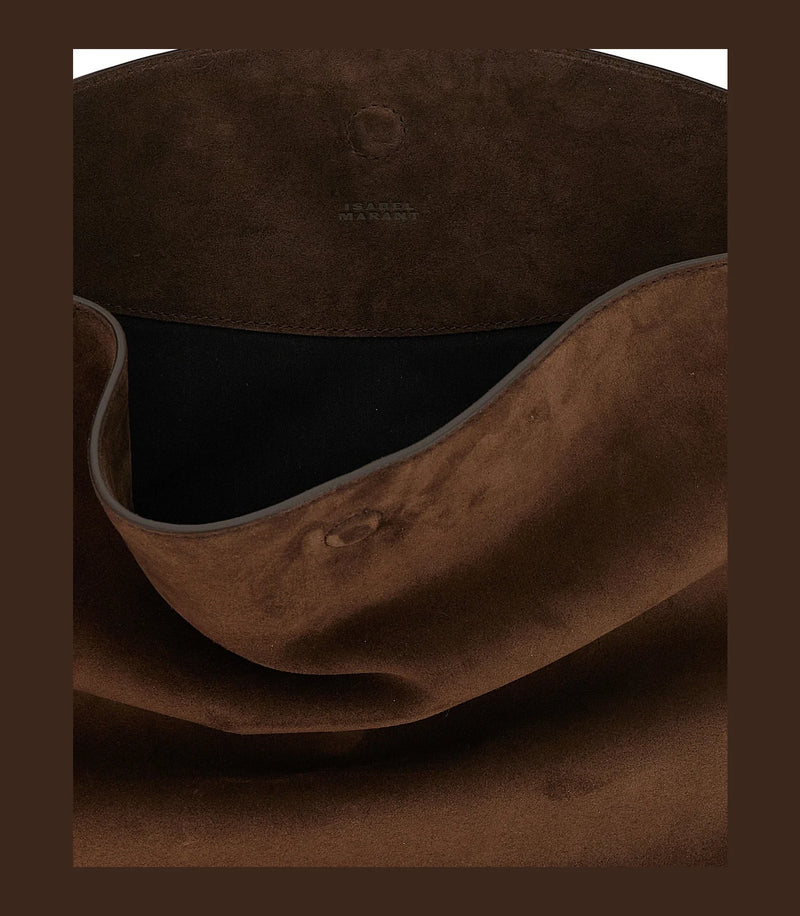 Isabel Marant Hobo Bag in brown, Cow Leather — view 4