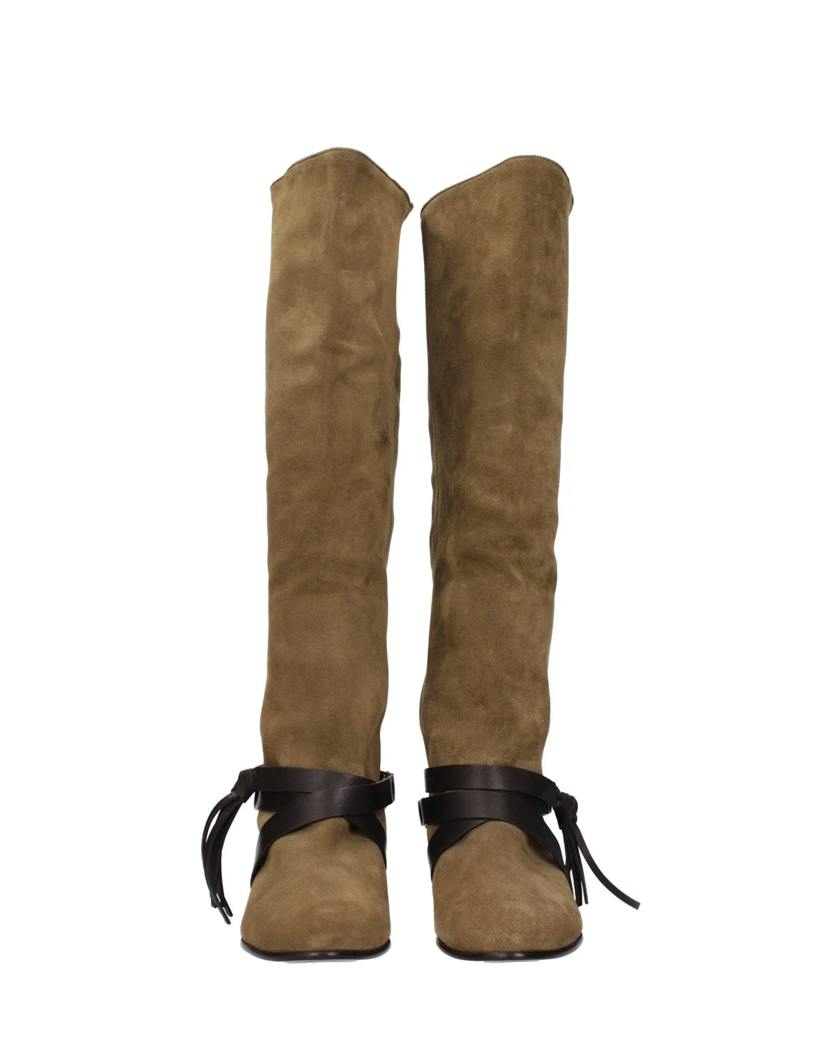 Isabel Marant Knee High Boots in green — view 3