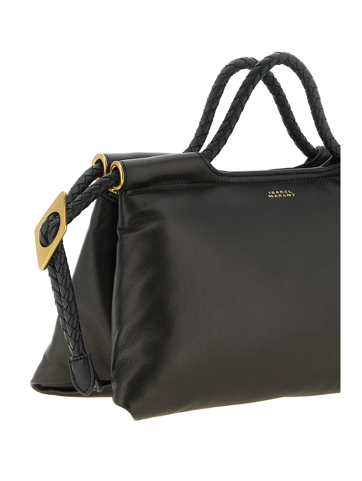 Isabel Marant Satchel Bag in black, Lamb Leather — view 3