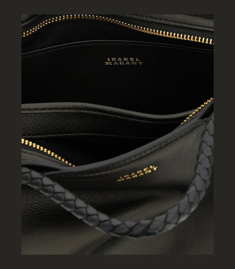 Isabel Marant Satchel Bag in black, Lamb Leather — view 4