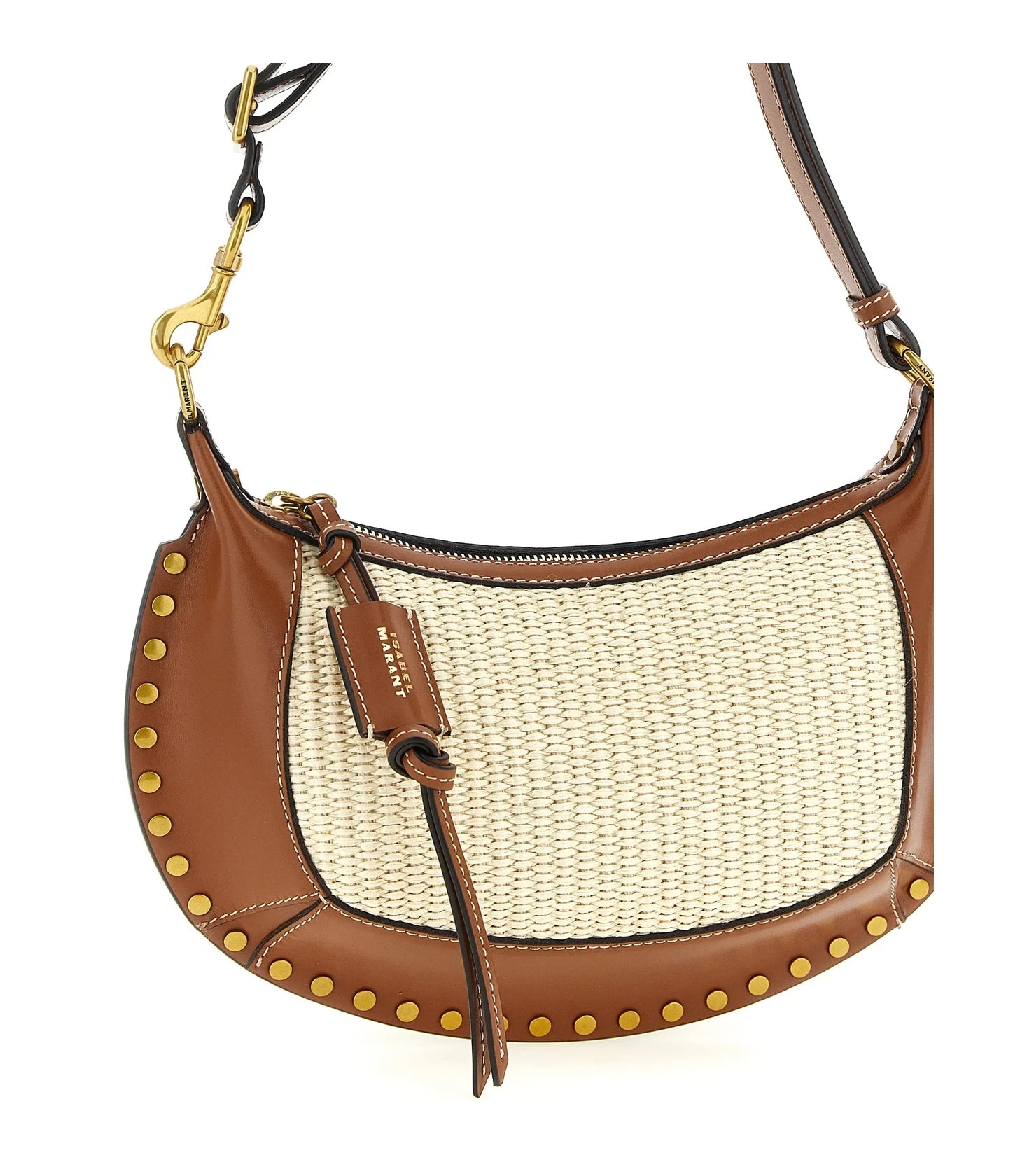 Isabel Marant Shoulder Bag in brown, Calfskin Leather — view 3