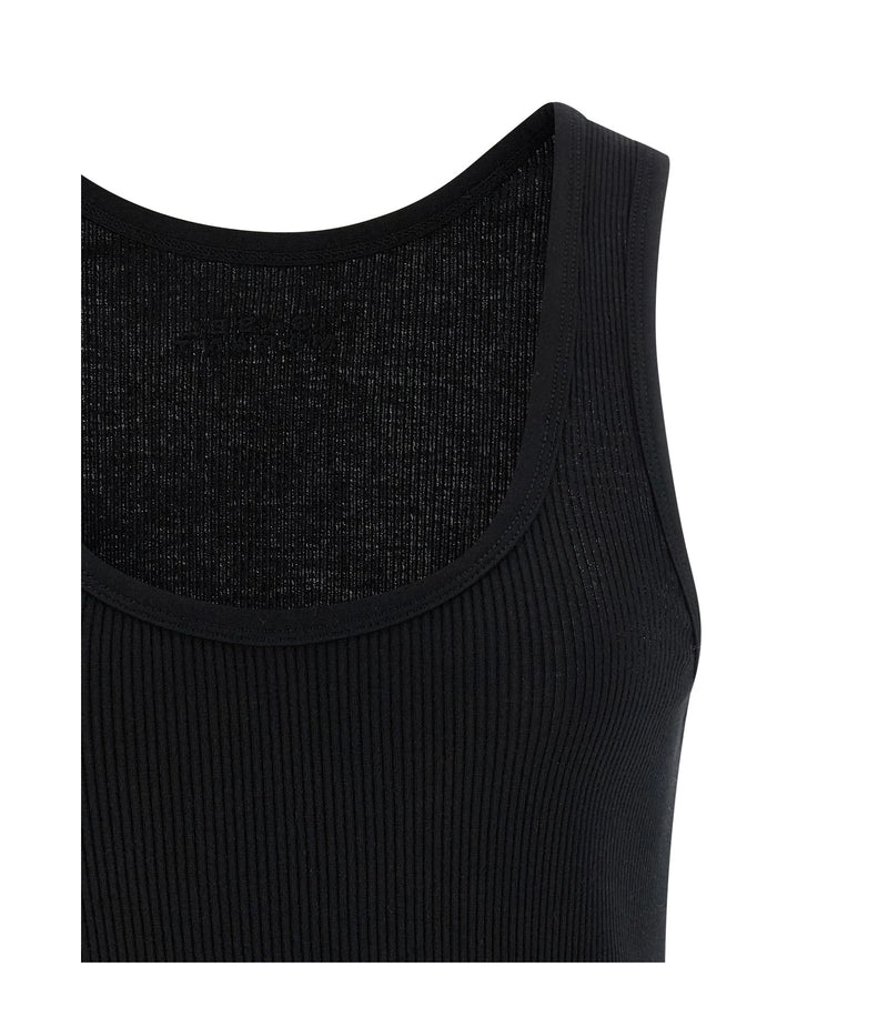Isabel Marant Tank Top in black, Cotton — view 3