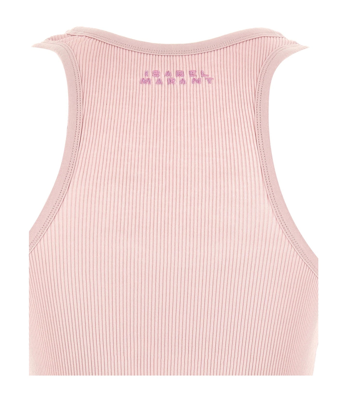 Isabel Marant Tank Top in pink, Cotton — view 4