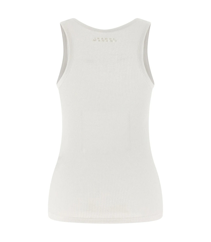 Isabel Marant Tank Top in white, Cotton — view 2