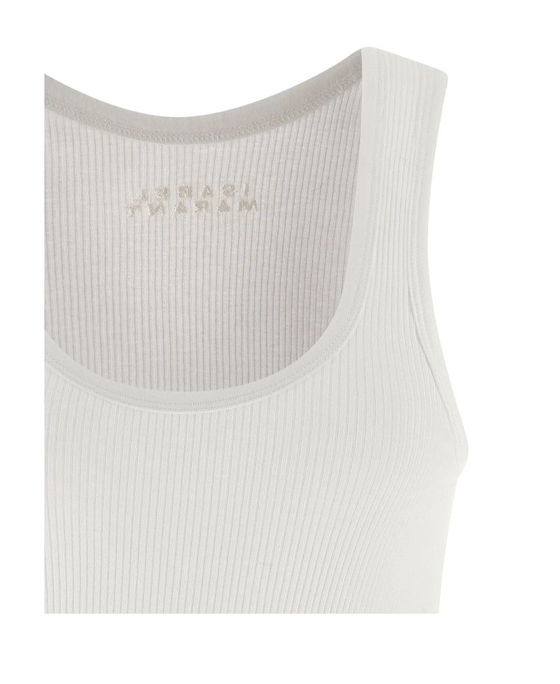Isabel Marant Tank Top in white, Cotton — view 3