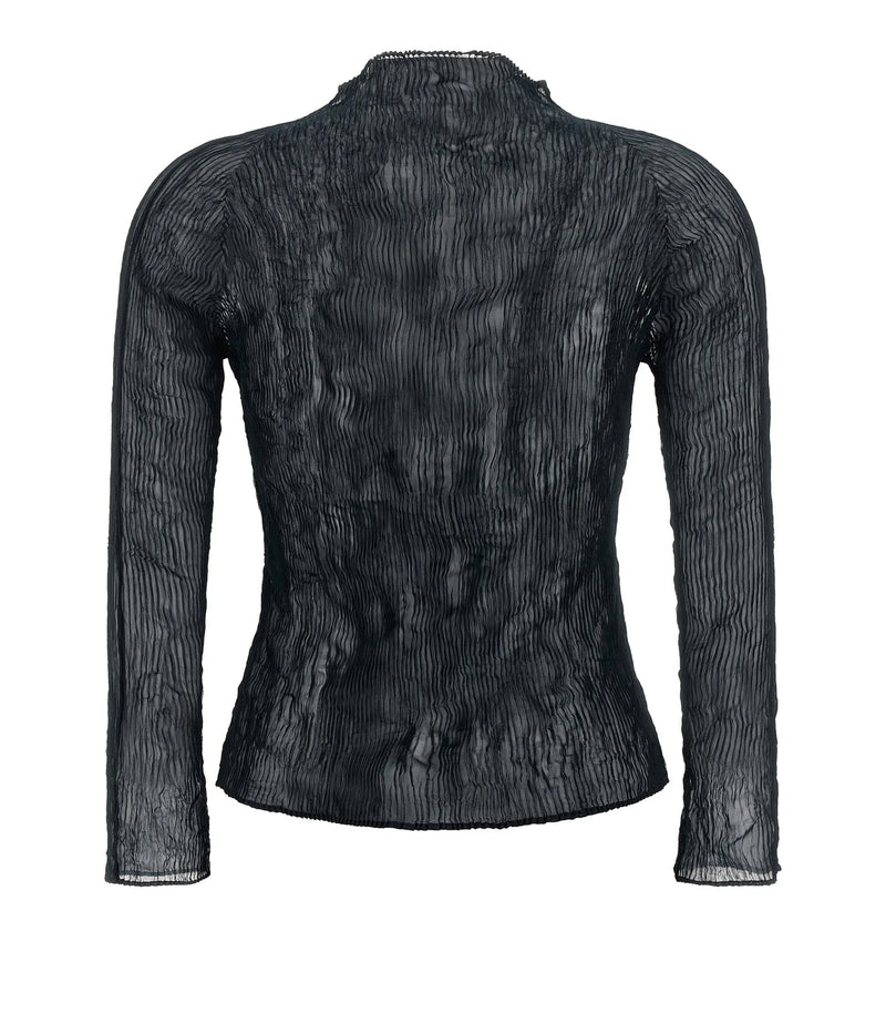 Issey Miyake Cardigan in black, Polyester — view 2