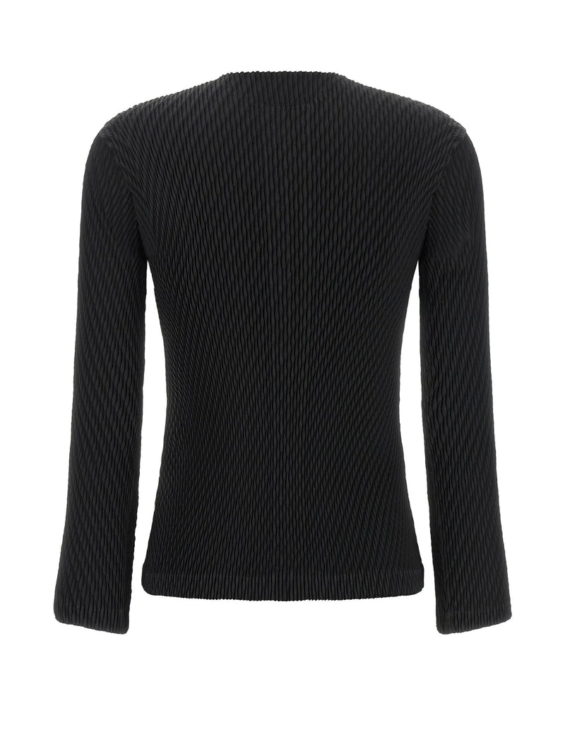Issey Miyake Cardigan in black, Polyester — view 2