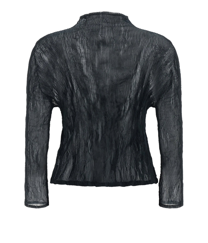 Issey Miyake Cardigan in black, Polyester — view 2