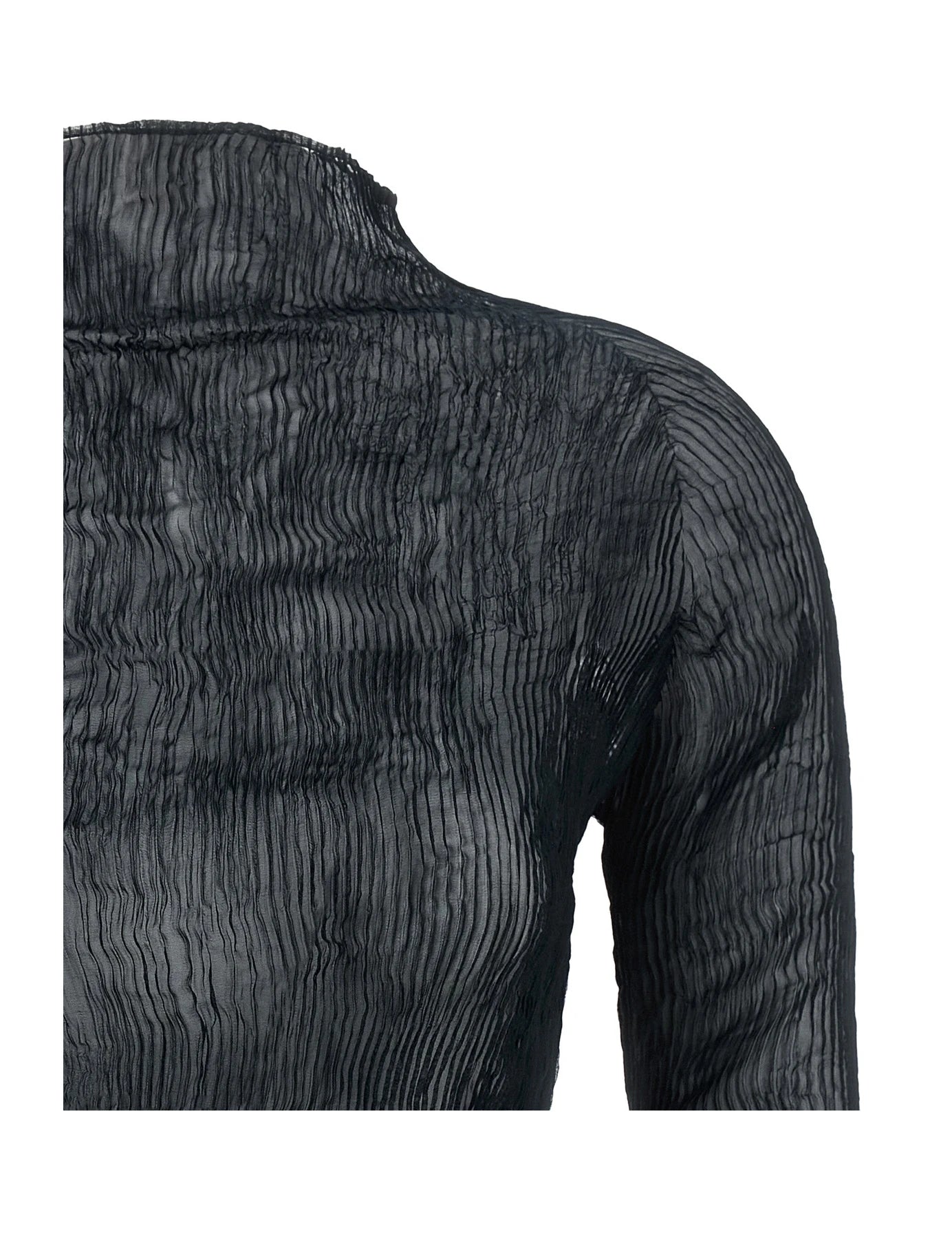 Issey Miyake Cardigan in black, Polyester — view 3