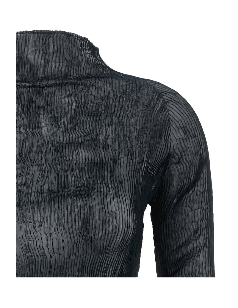 Issey Miyake Cardigan in black, Polyester — view 3