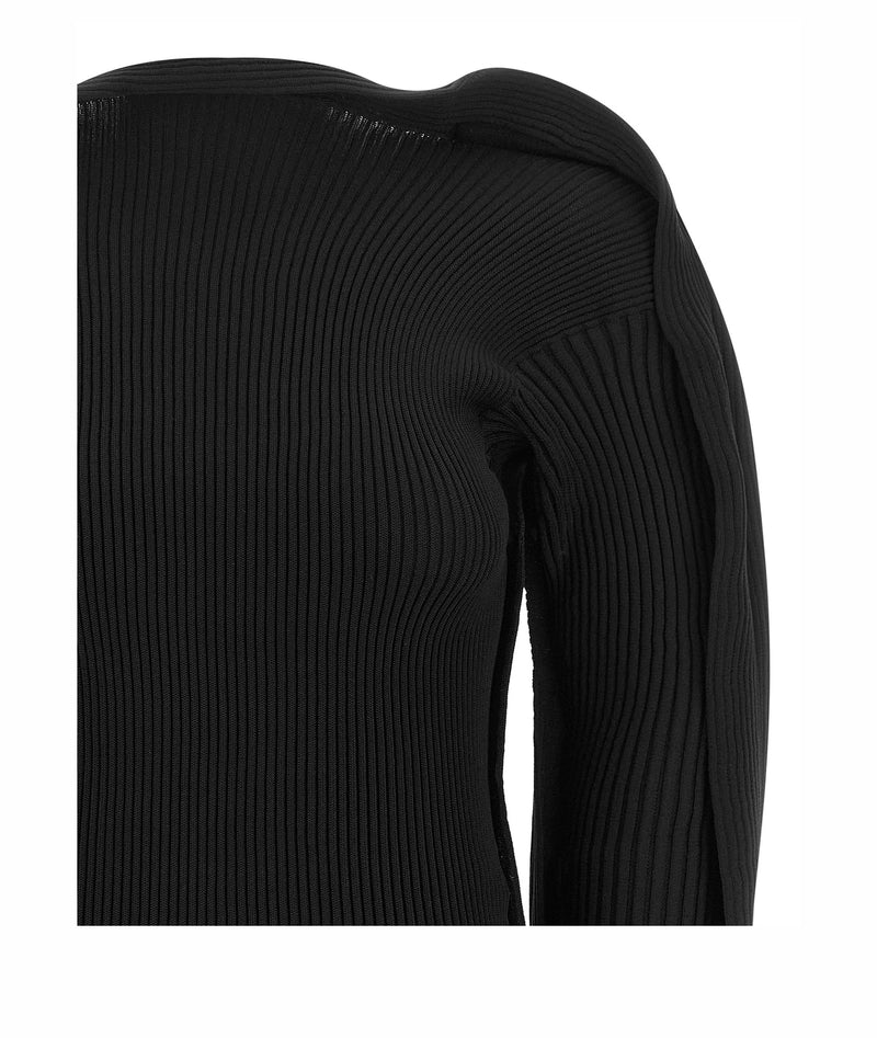 Issey Miyake Cardigan in black, Polyester — view 3