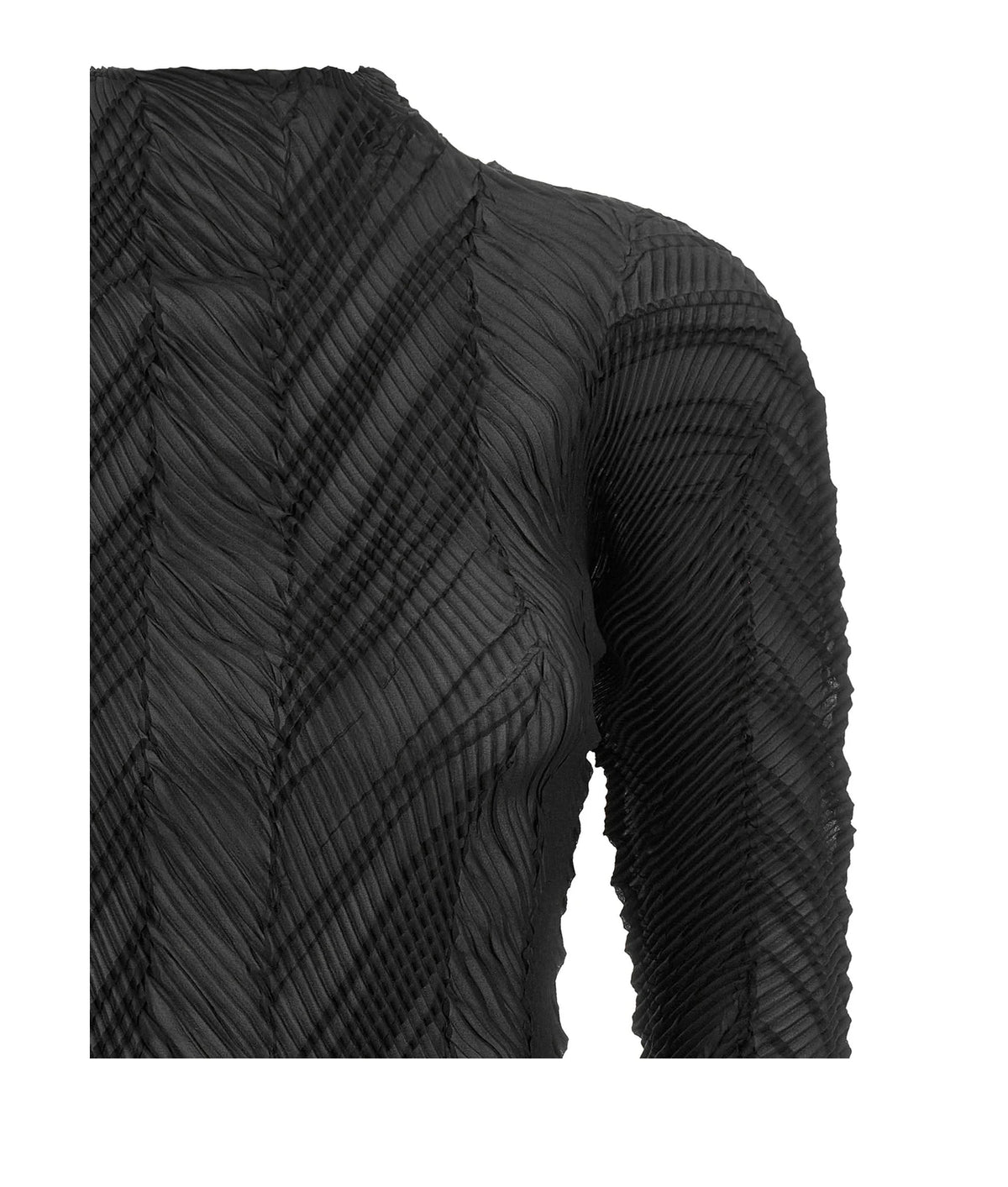Issey Miyake Cardigan in black, Polyester — view 3