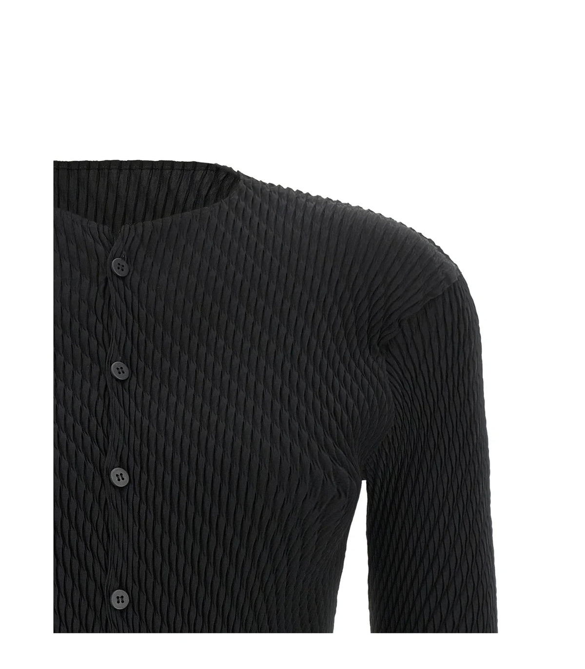 Issey Miyake Cardigan in black, Polyester — view 3