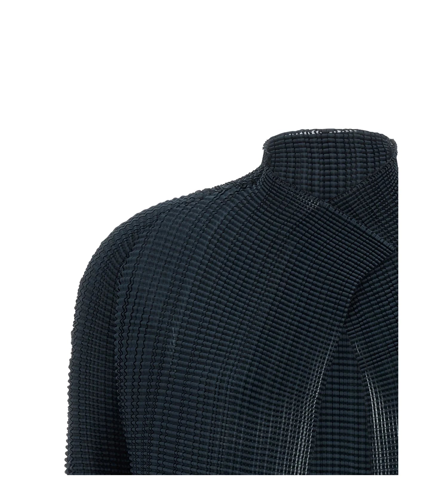 Issey Miyake Cardigan in blue, Polyester — view 3