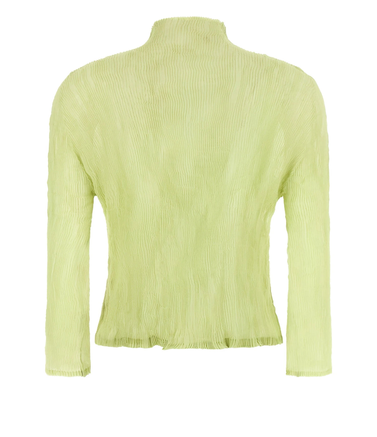 Issey Miyake Cardigan in green, Polyester — view 2