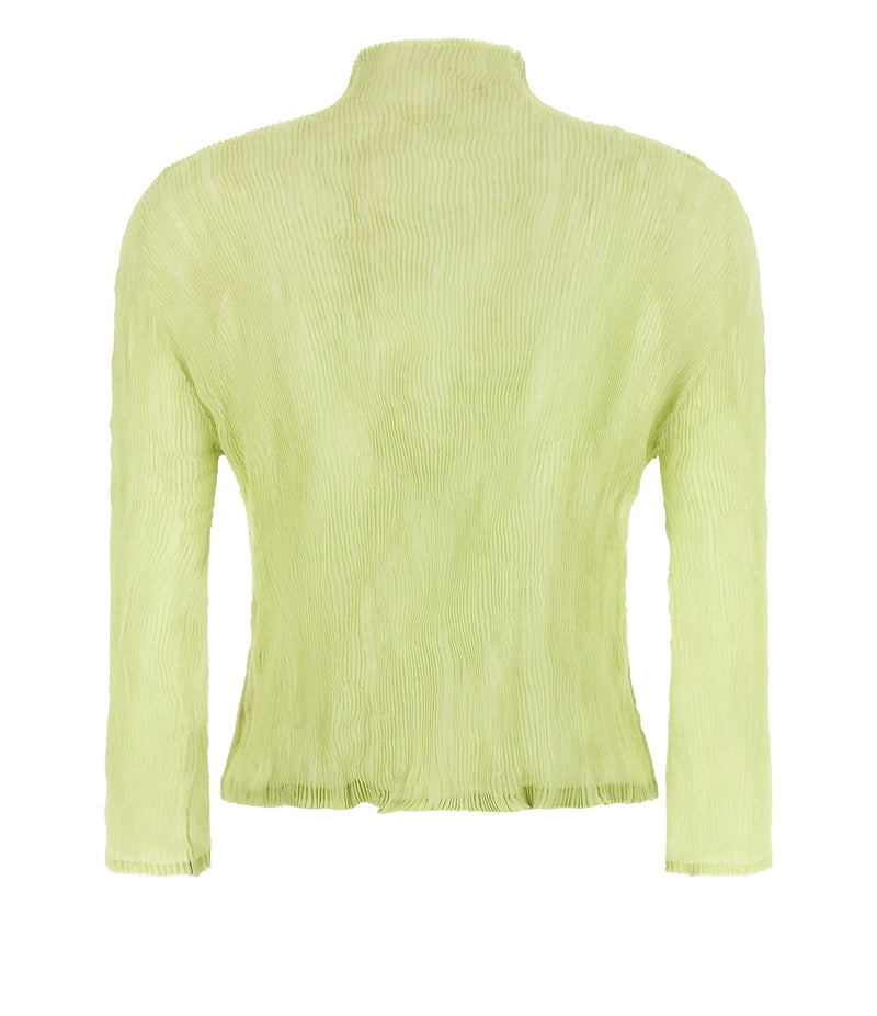 Issey Miyake Cardigan in green, Polyester — view 2
