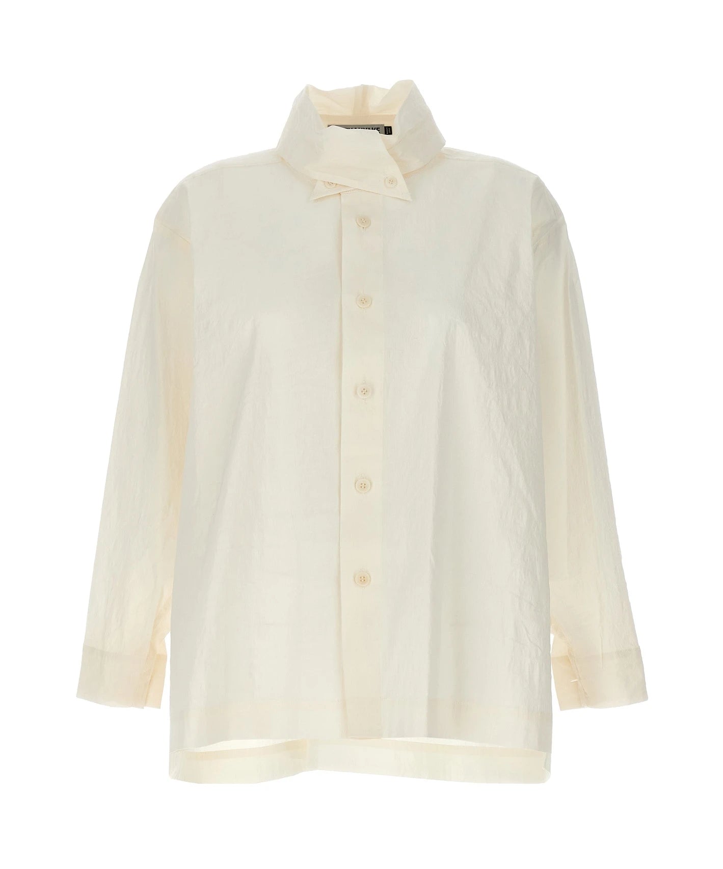 Issey Miyake Dress Shirt in white, Other Fibers