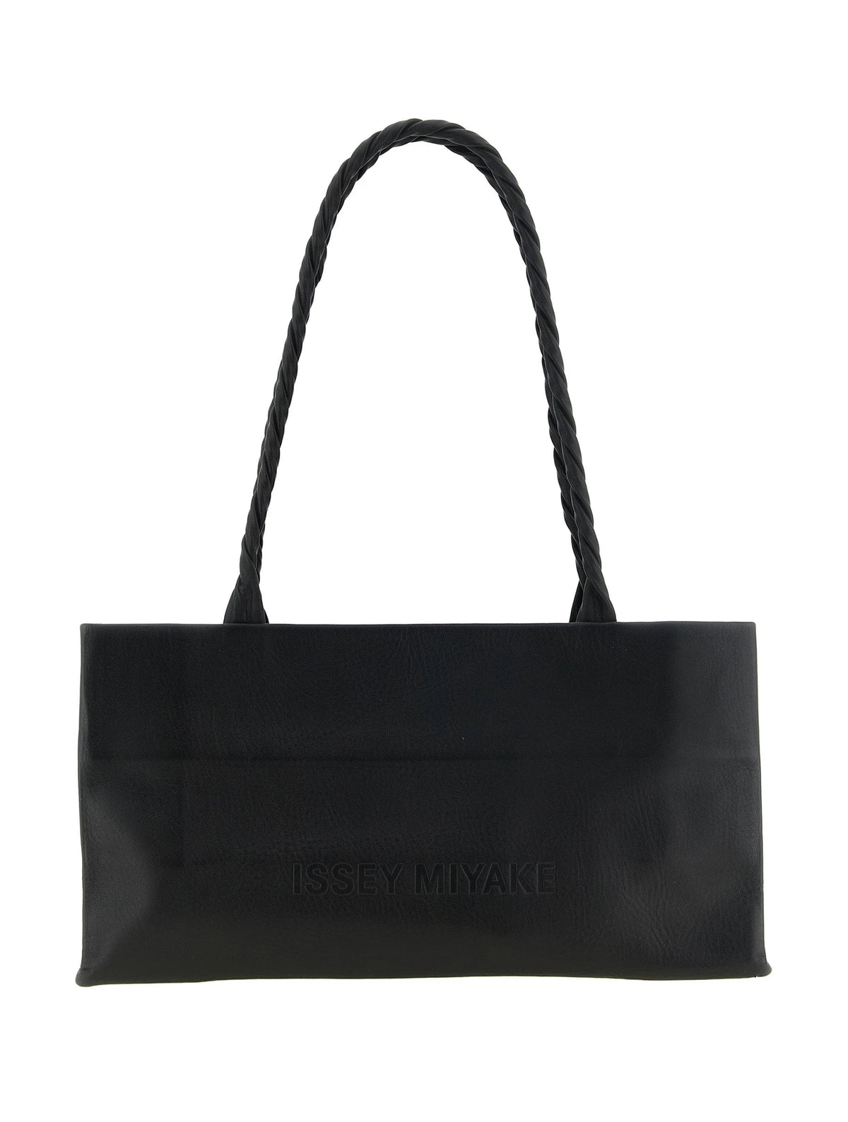 Issey Miyake Shoulder Bag in black, Polyester