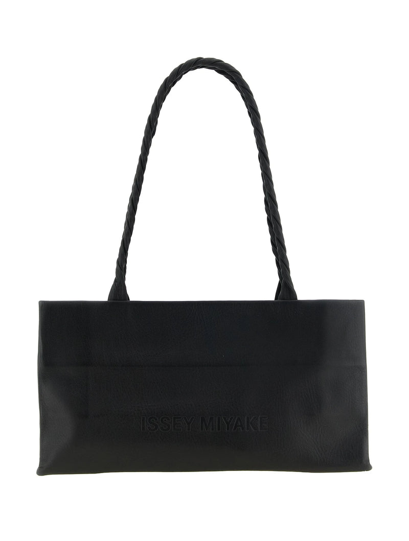 Issey Miyake Shoulder Bag in black, Polyester
