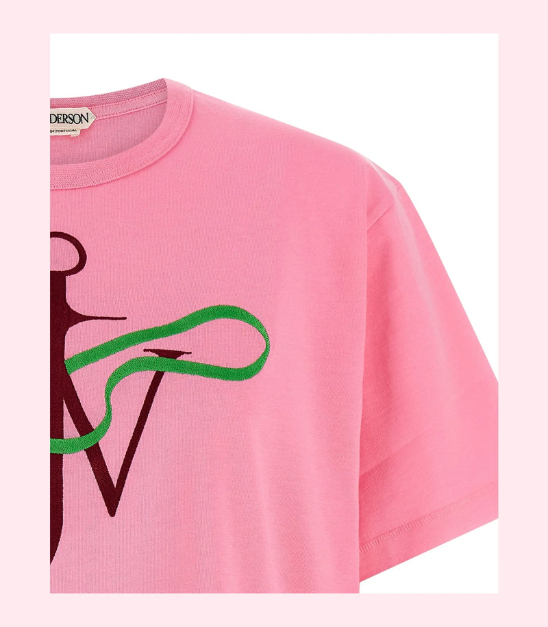 J.W.Anderson T-Shirt in pink, Cotton — view 3