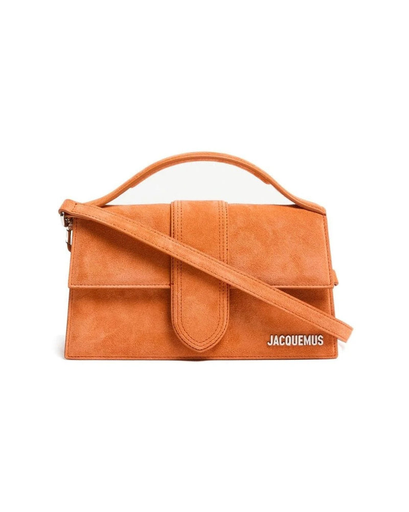 Jacquemus Leather Terracotta Le Grand Bambino Handbag 