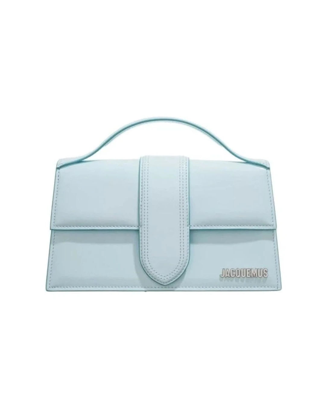 Jacquemus Blue Leather Pale Le Grand Bambino Handbag