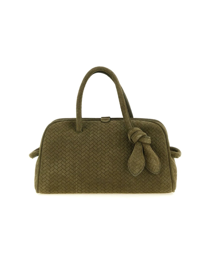 Jacquemus Satchel Bag in brown, Calfskin Leather