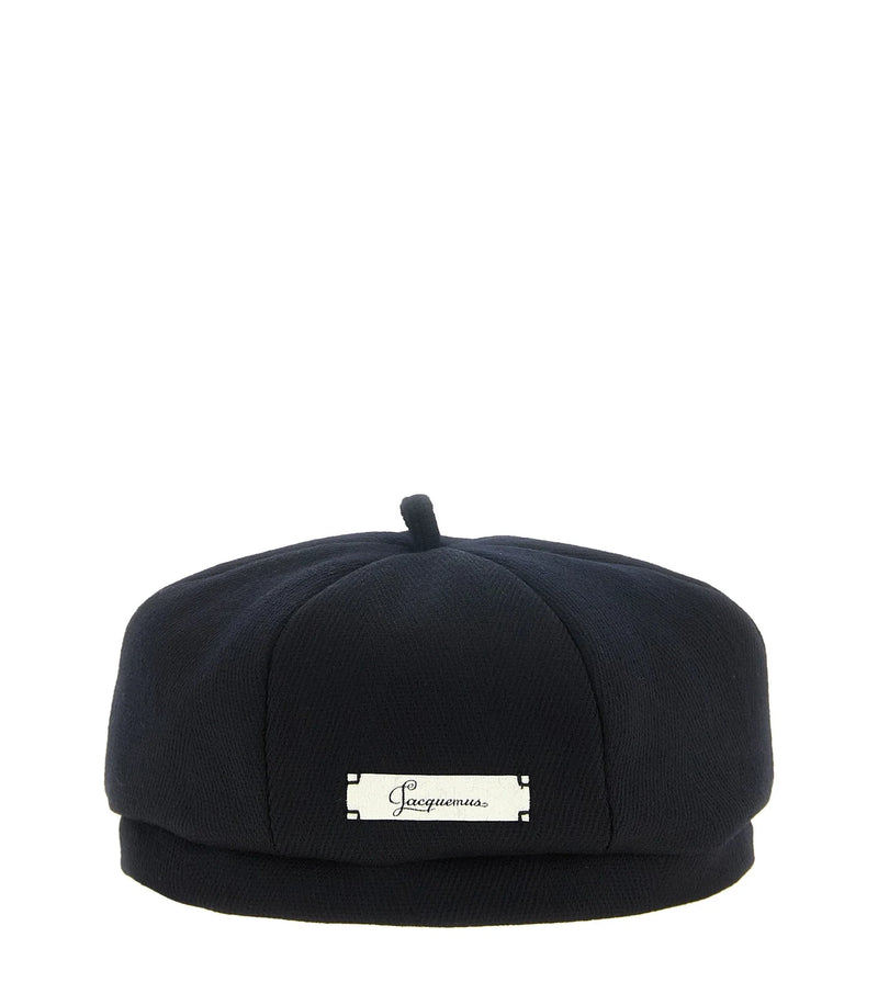 Jacquemus Beret in blue, Virgin Wool