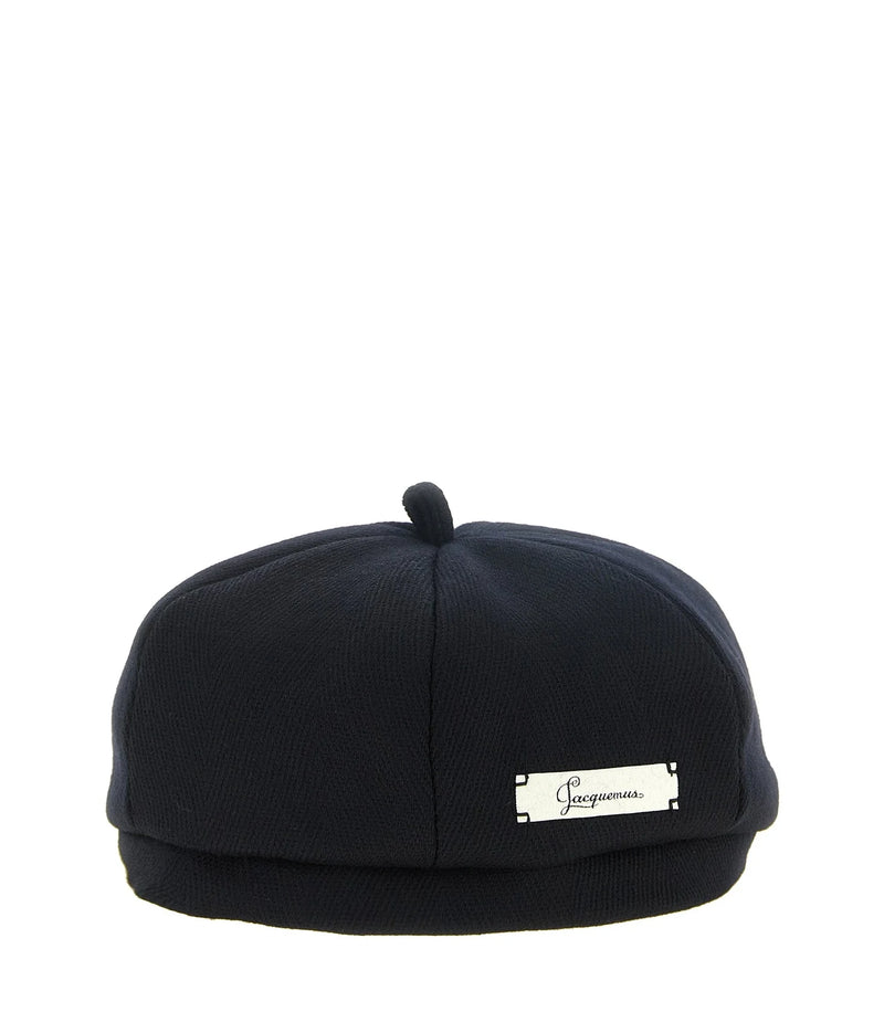 Jacquemus Beret in blue, Virgin Wool — view 2