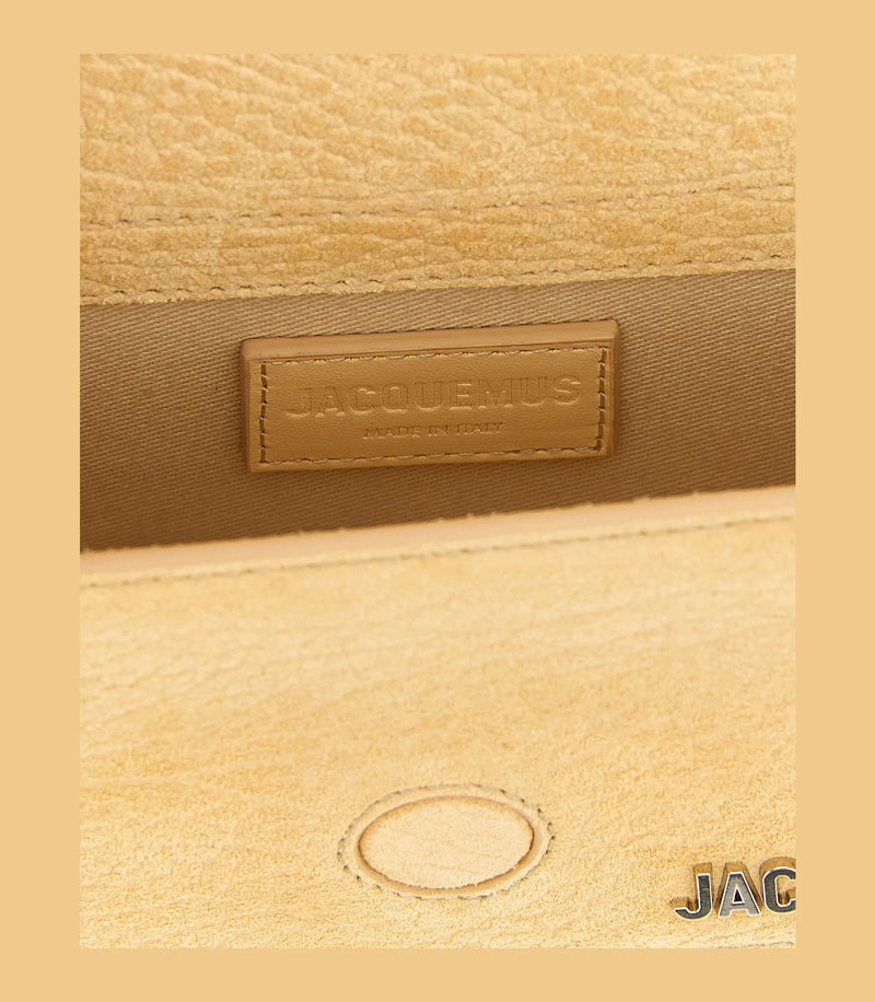 Jacquemus Clutch Bag in beige, Cow Leather — view 4