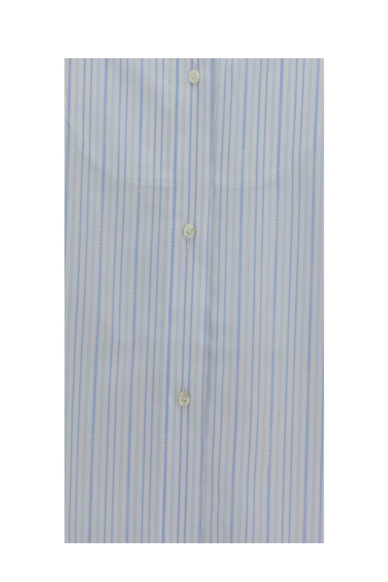 Jacquemus Dress Shirt in blue, Cotton — view 3