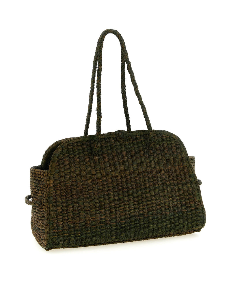 Jacquemus Hobo Bag in brown, Raffia — view 2